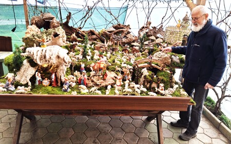 Ivanove jaslice na Zgornjem Brniku so med obiskovalci deležne številnih pohval_1